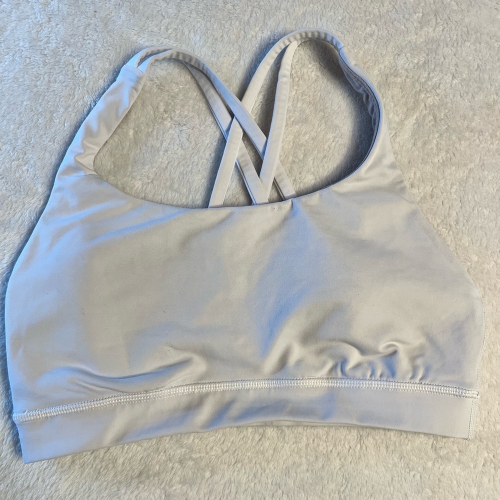 lululemon athletica Light Cream Crossback Sports Bra